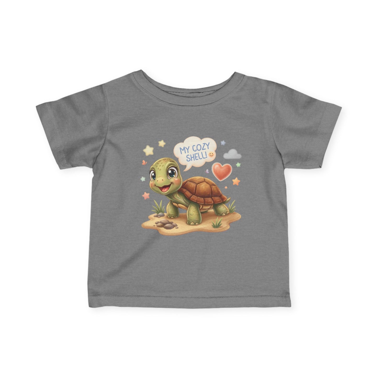 "My Cozy Shell" Little Turtle - Infant Fine Jersey Tee