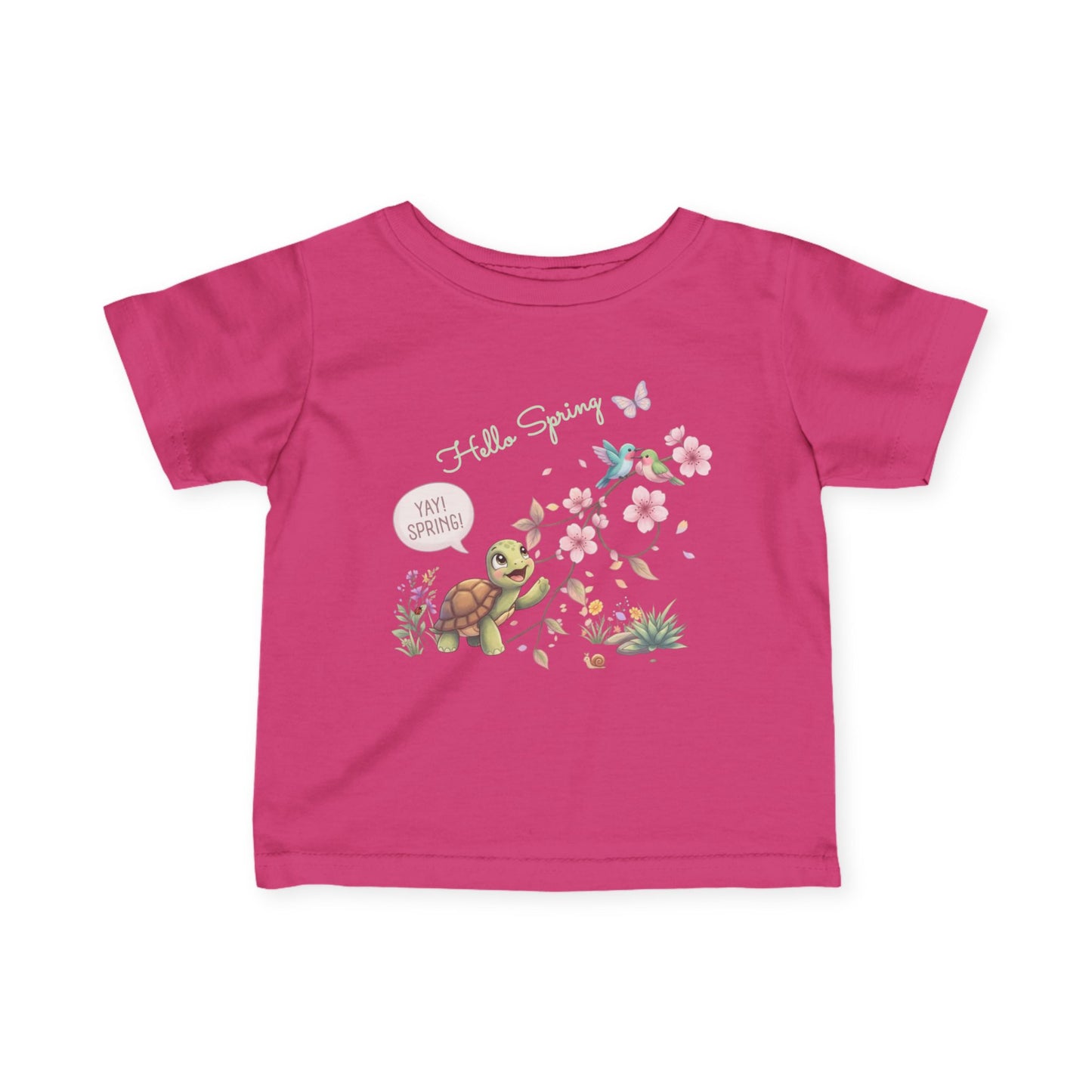 Yay! Spring! Blossoms & Birds - Infant Fine Jersey Tee