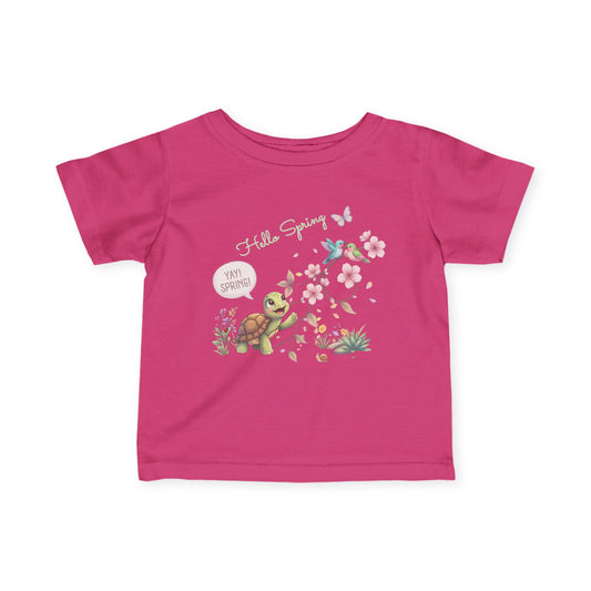 Yay! Spring! Blossoms & Birds - Infant Fine Jersey Tee
