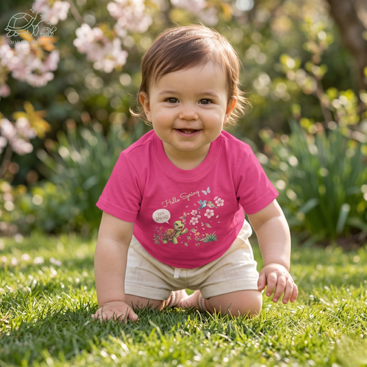 Yay! Spring! Blossoms & Birds - Infant Fine Jersey Tee