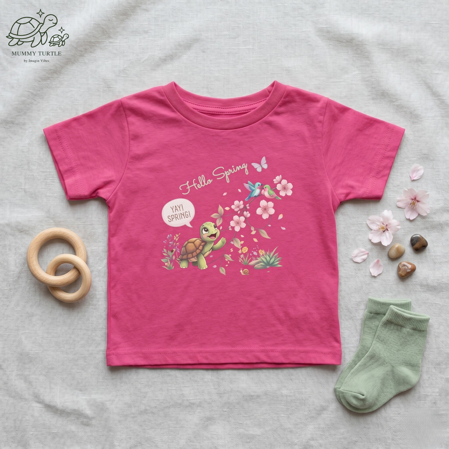 Yay! Spring! Blossoms & Birds - Infant Fine Jersey Tee
