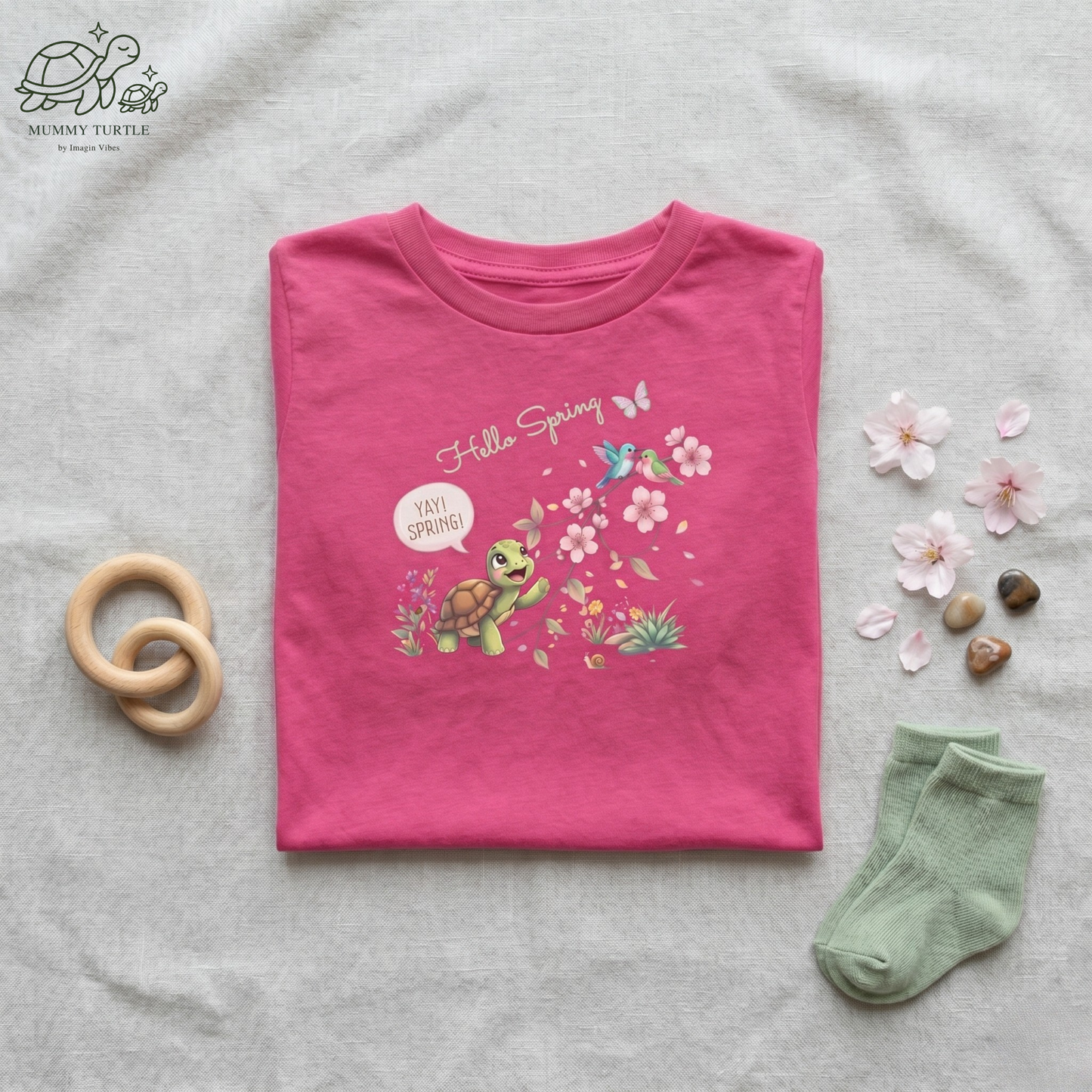 Yay! Spring! Blossoms & Birds - Infant Fine Jersey Tee