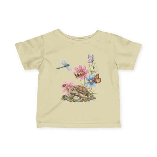 Garden Discoveries Turtle & Friends -  Infant Fine Jersey Tee