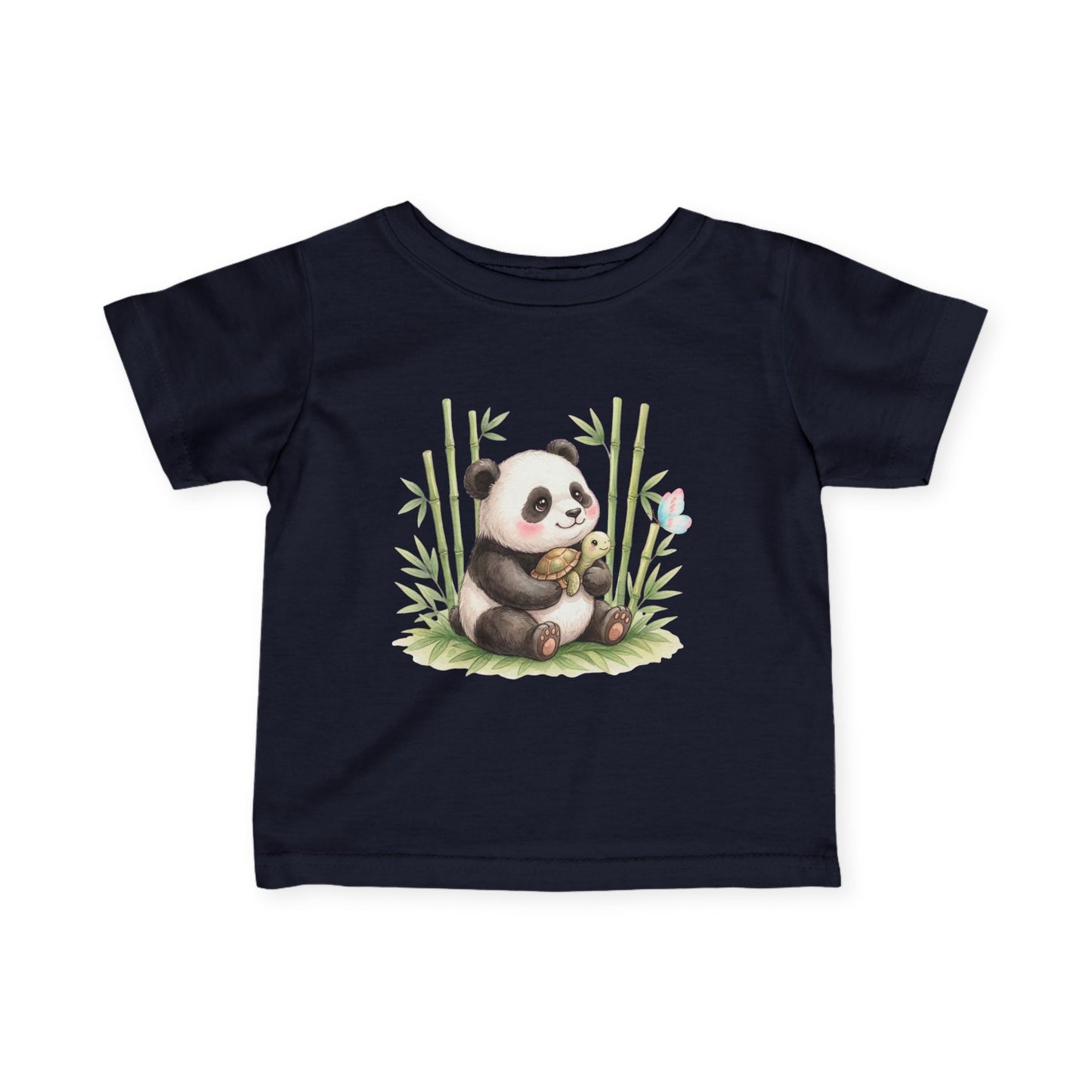 Bamboo Snuggles Panda & Turtle - Infant Fine Jersey Tee
