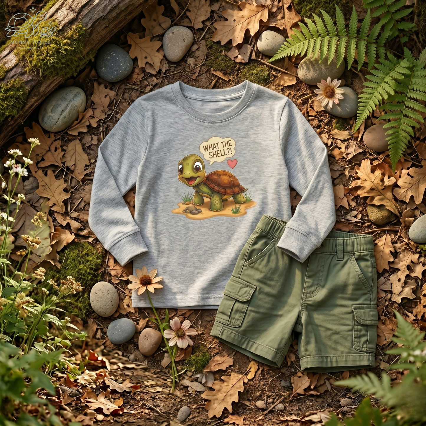 Cozy Wonders What The Shell?! – Toddler Long-Sleeve Tee