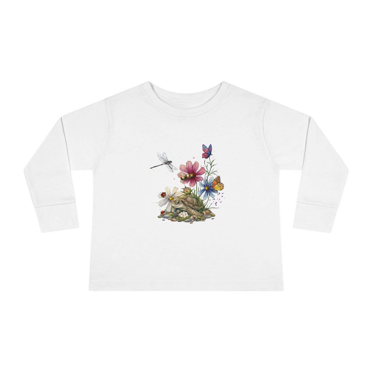 Garden Discoveries Turtle & Friends – Toddler Long-Sleeve Tee