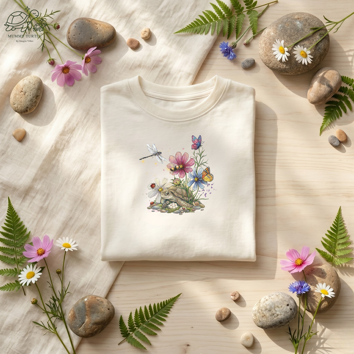 Garden Discoveries Turtle & Friends – Toddler Long-Sleeve Tee
