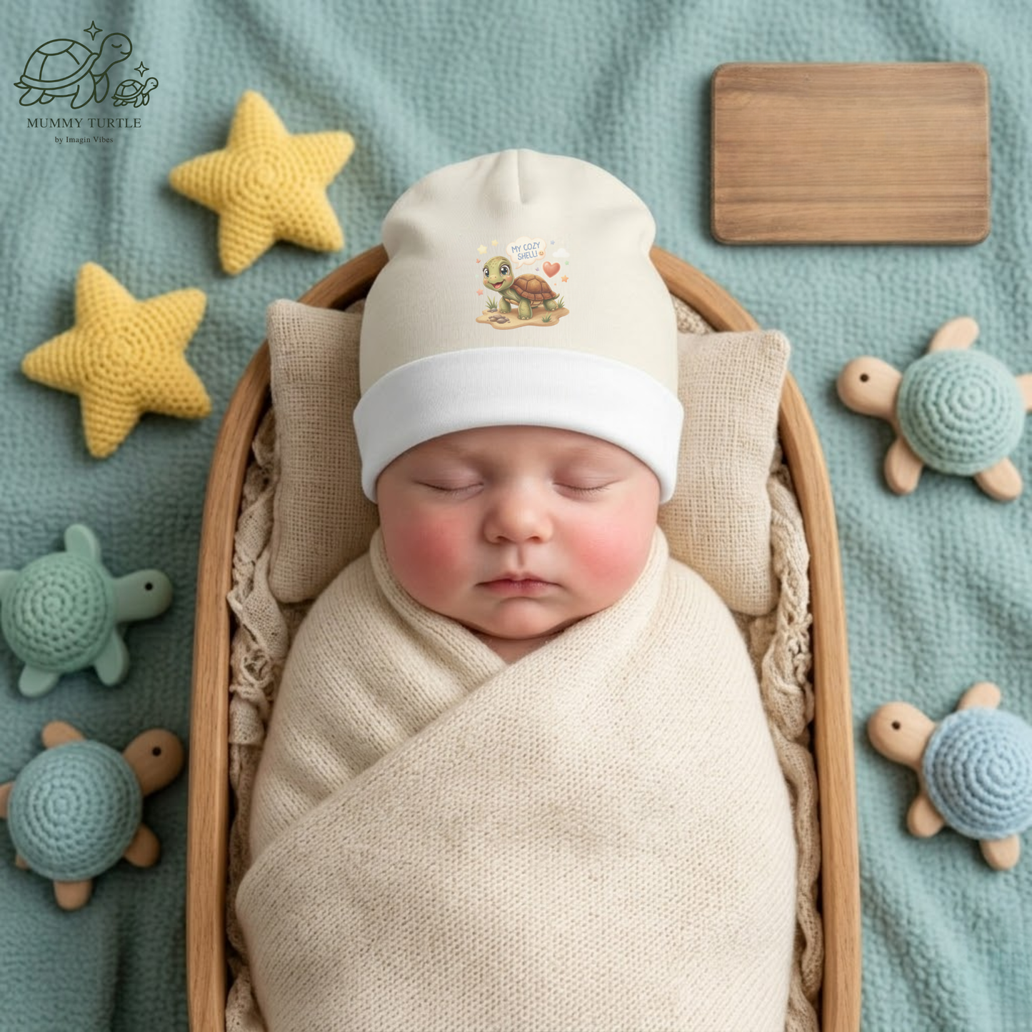 My Cozy Shell – Infant Beanie