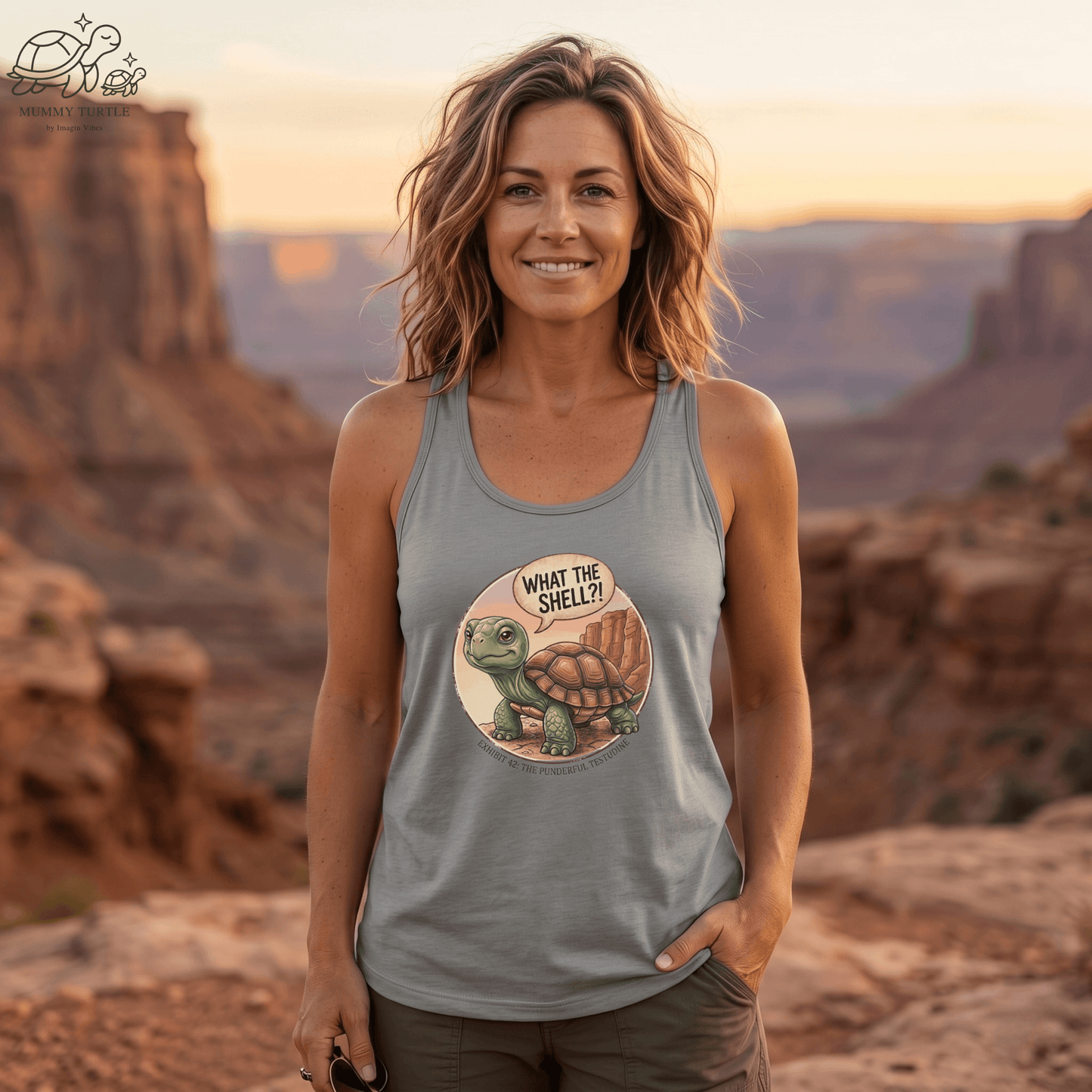 What the Shell?! – Women's Racerback Tank Top
