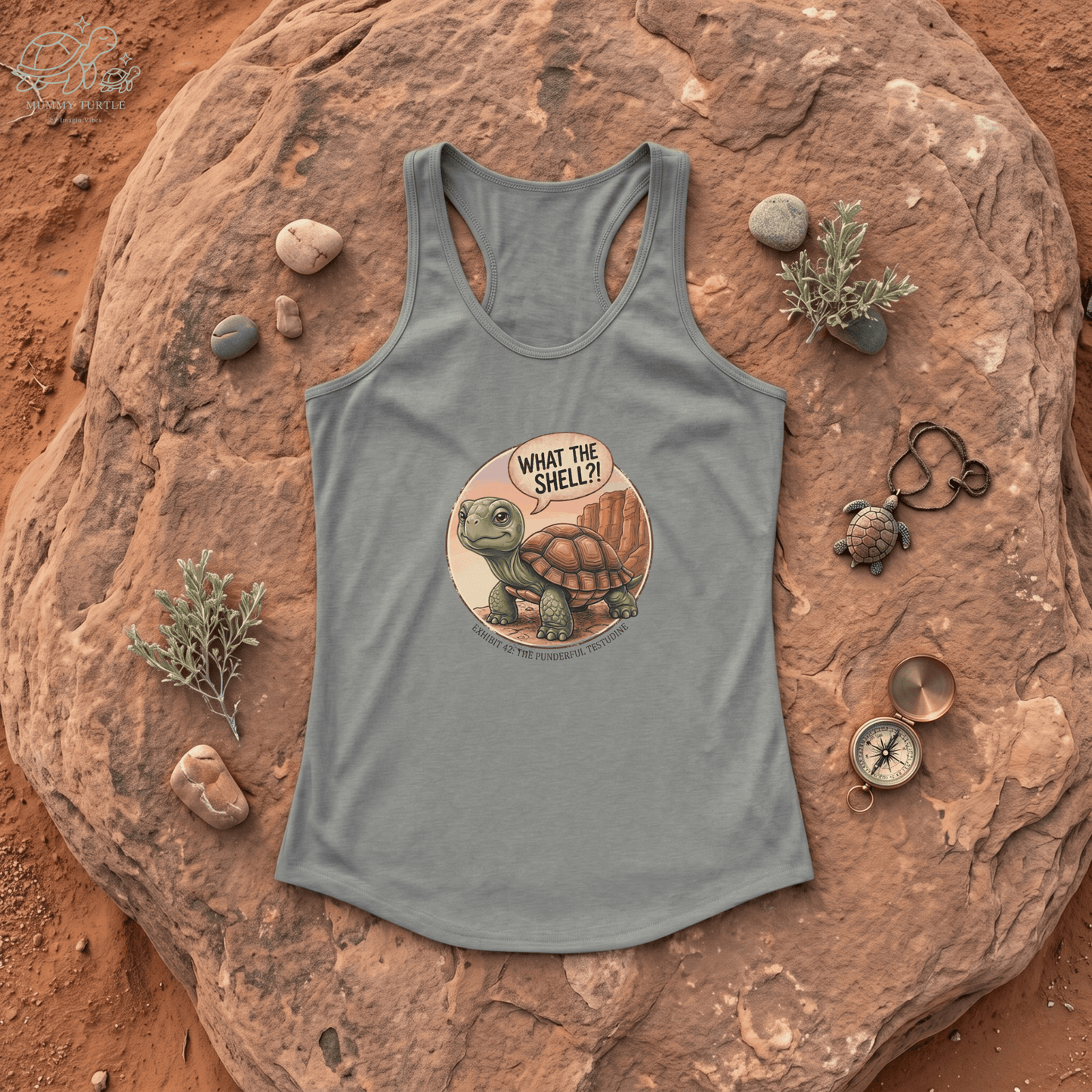 What the Shell?! – Women's Racerback Tank Top