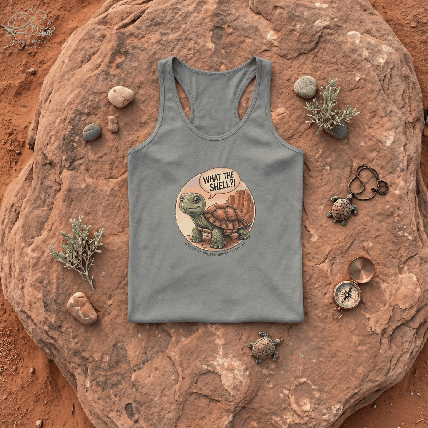 What the Shell?! – Women's Racerback Tank Top