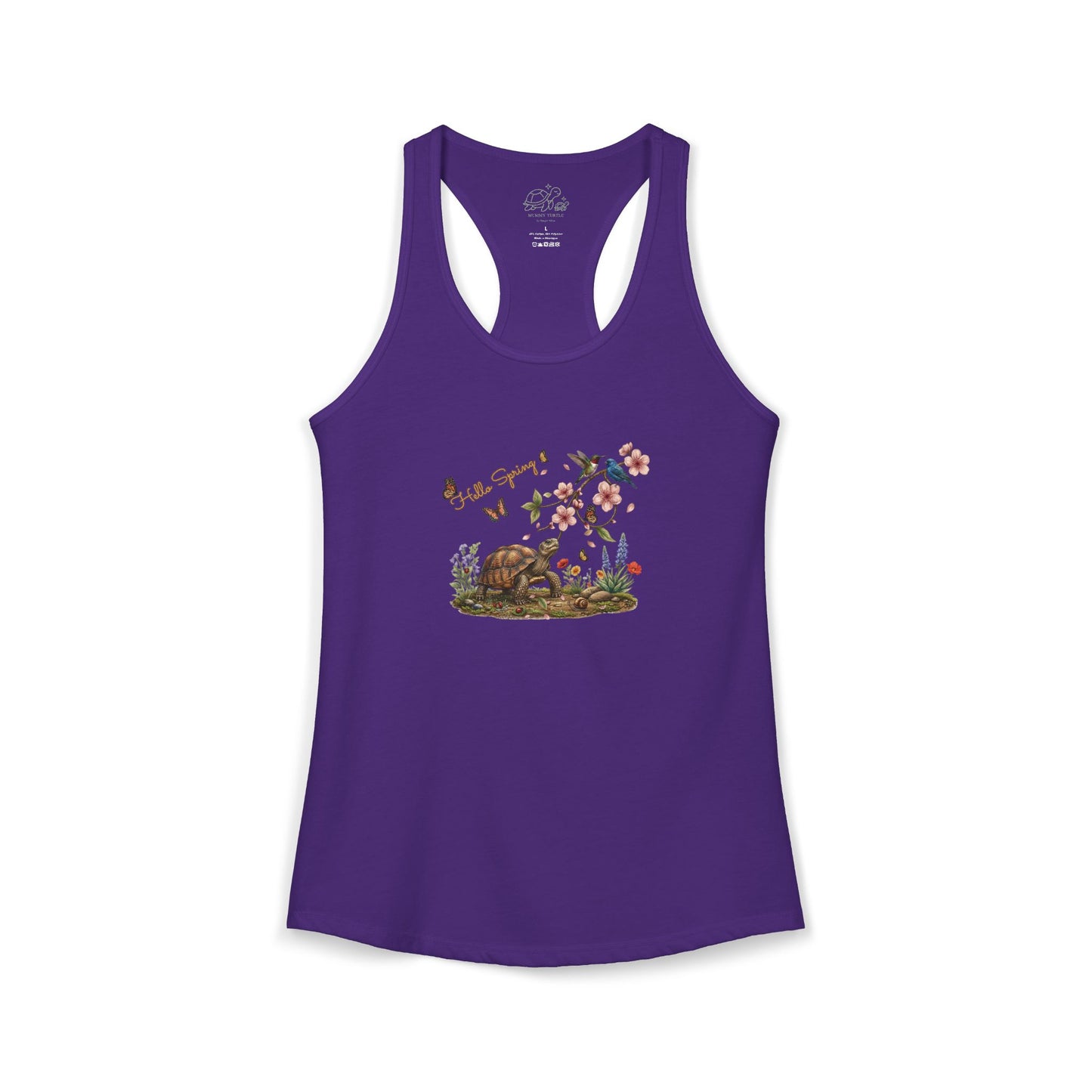 Hello Spring Blossom - Women's Racerback Tank Top