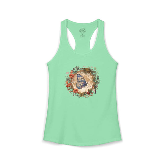 Moon Butterfly Women's Racerback Tank Top
