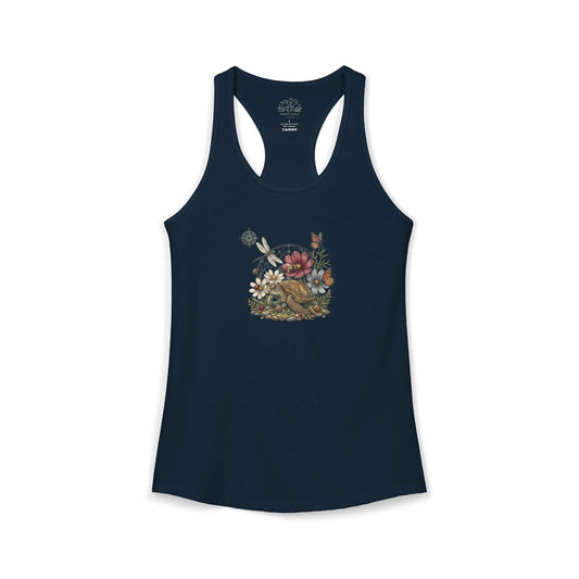 Blossom Turtle Women's Racerback Tank Top