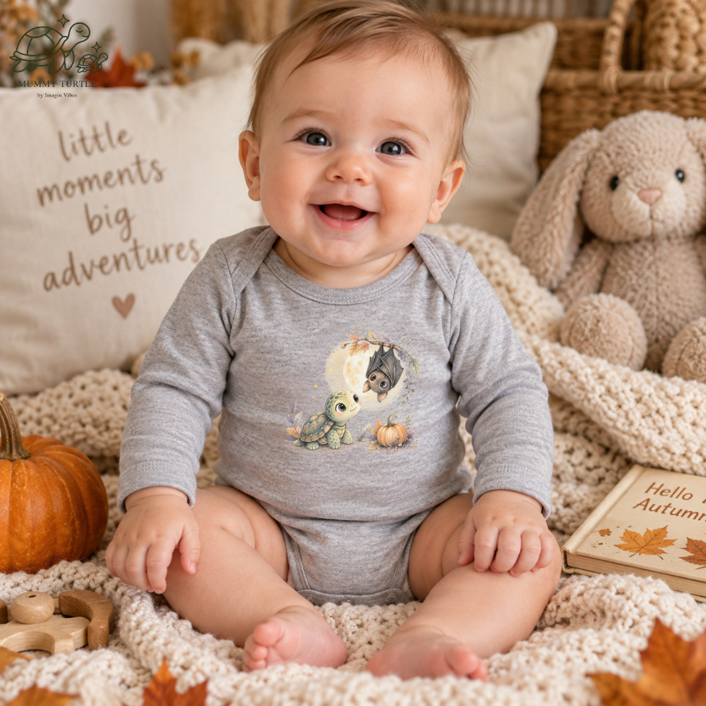Moonlit Wings Infant Long-Sleeve Bodysuit