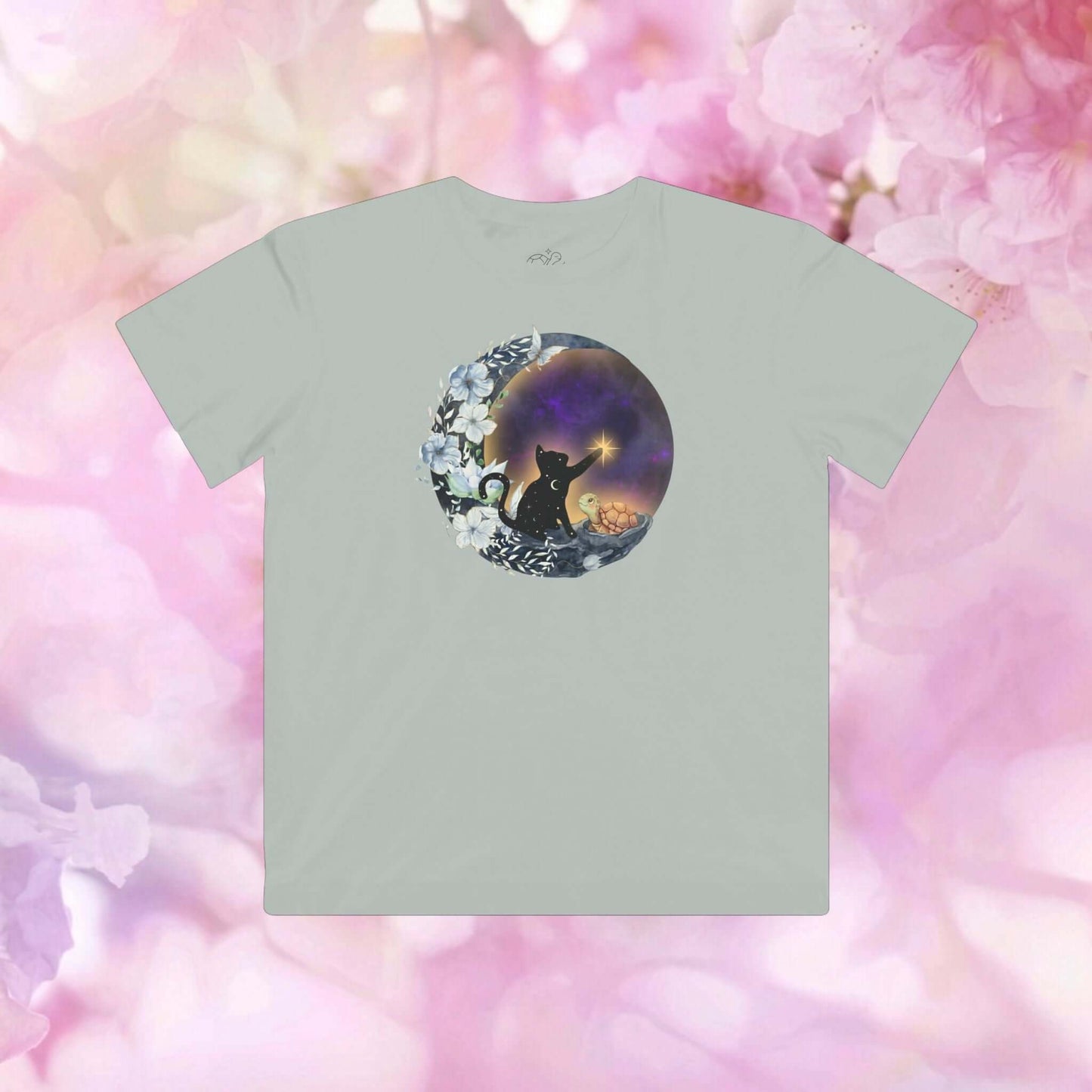 Celestial Cat Kids Fine Jersey Tee