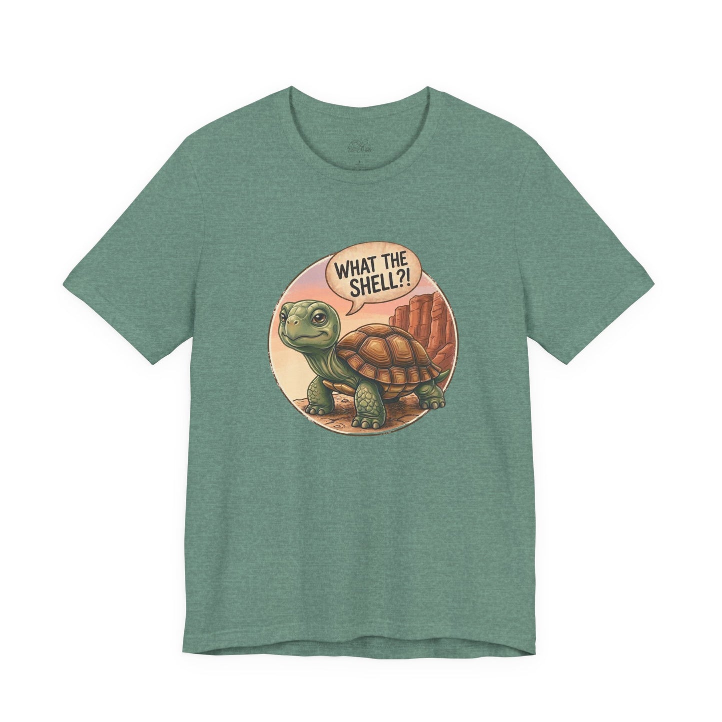 What the Shell?! Adventurous Turtle - Unisex Jersey Tee