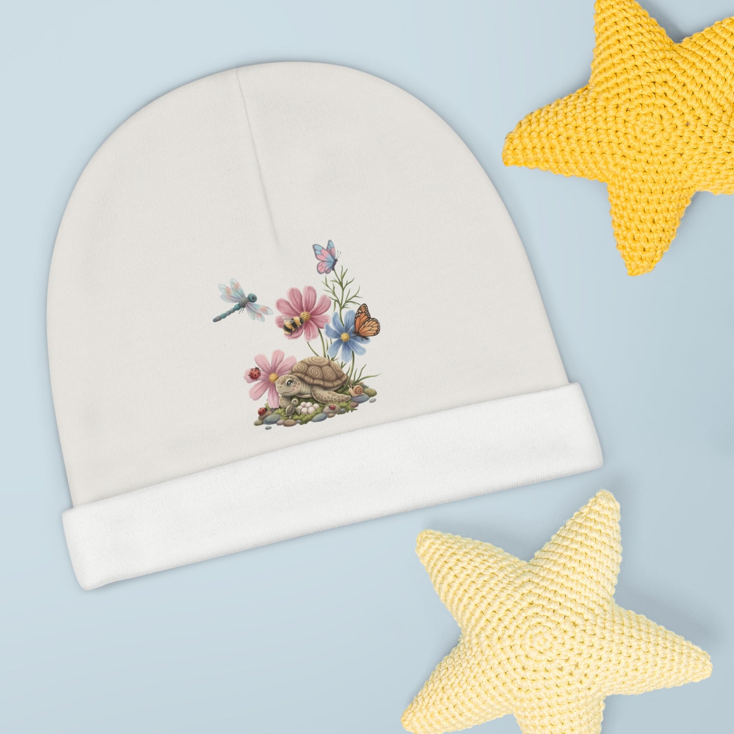 Sunny Playtime Turtle & Friends – Infant Beanie