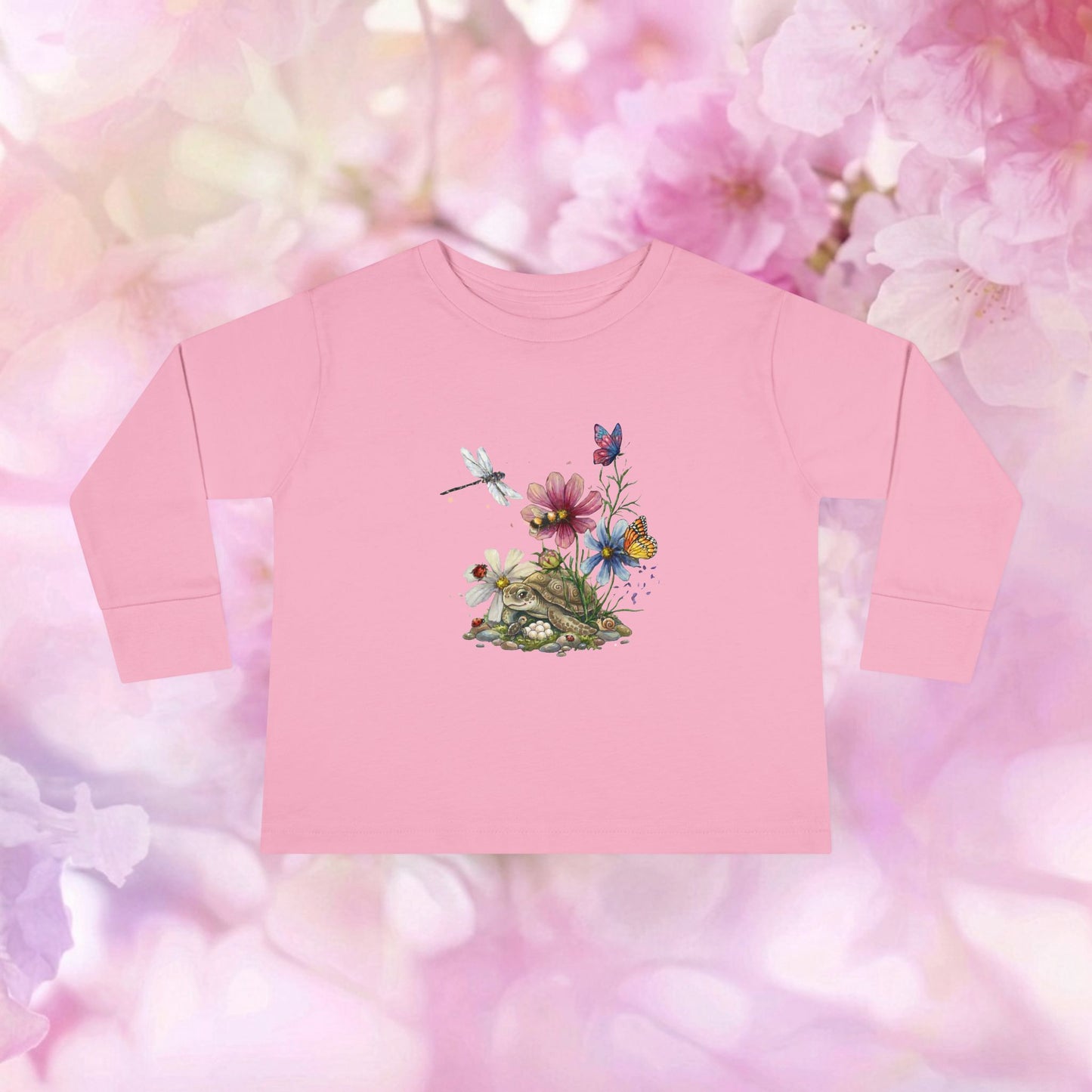 Garden Discoveries Turtle & Friends – Toddler Long-Sleeve Tee
