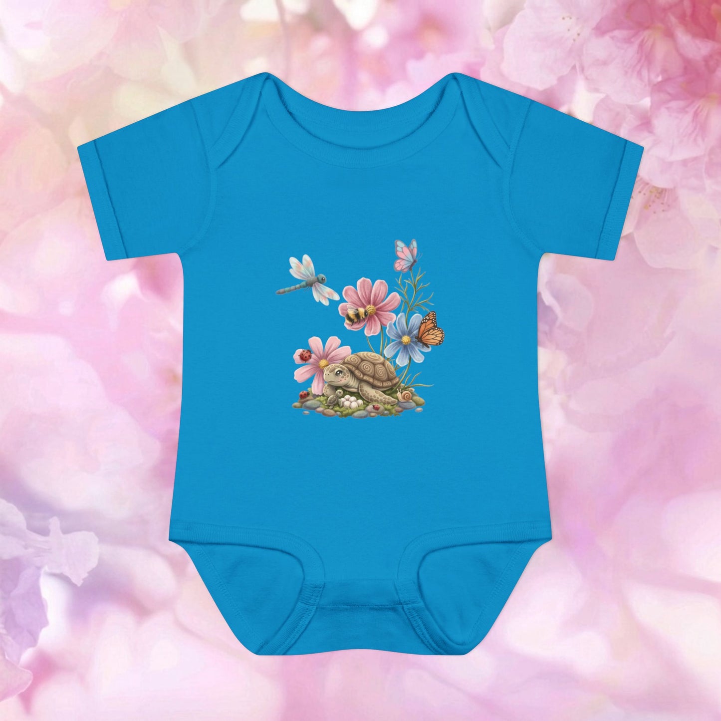 Garden Discoveries Turtle & Friends - Infant Baby Bodysuit