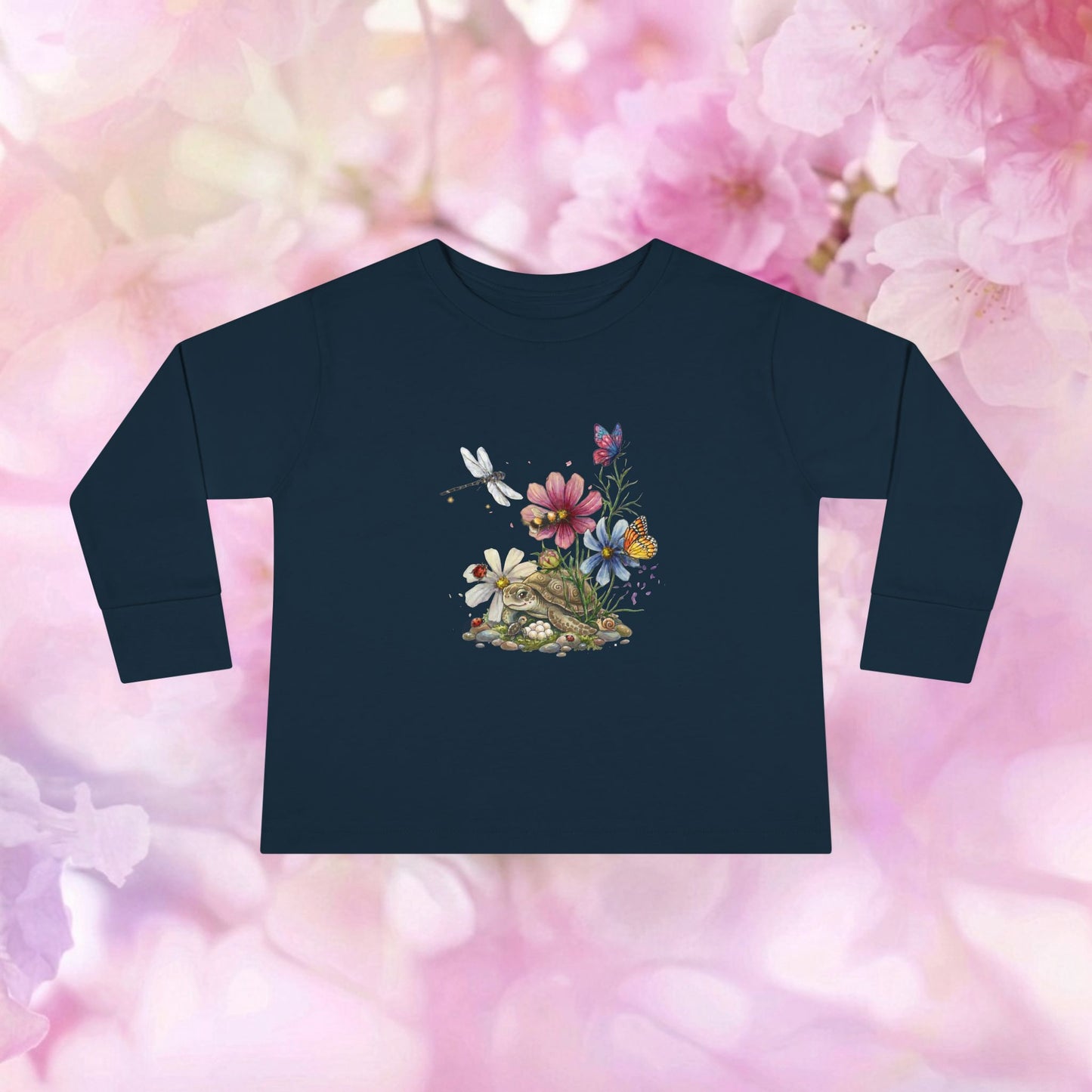 Garden Discoveries Turtle & Friends – Toddler Long-Sleeve Tee