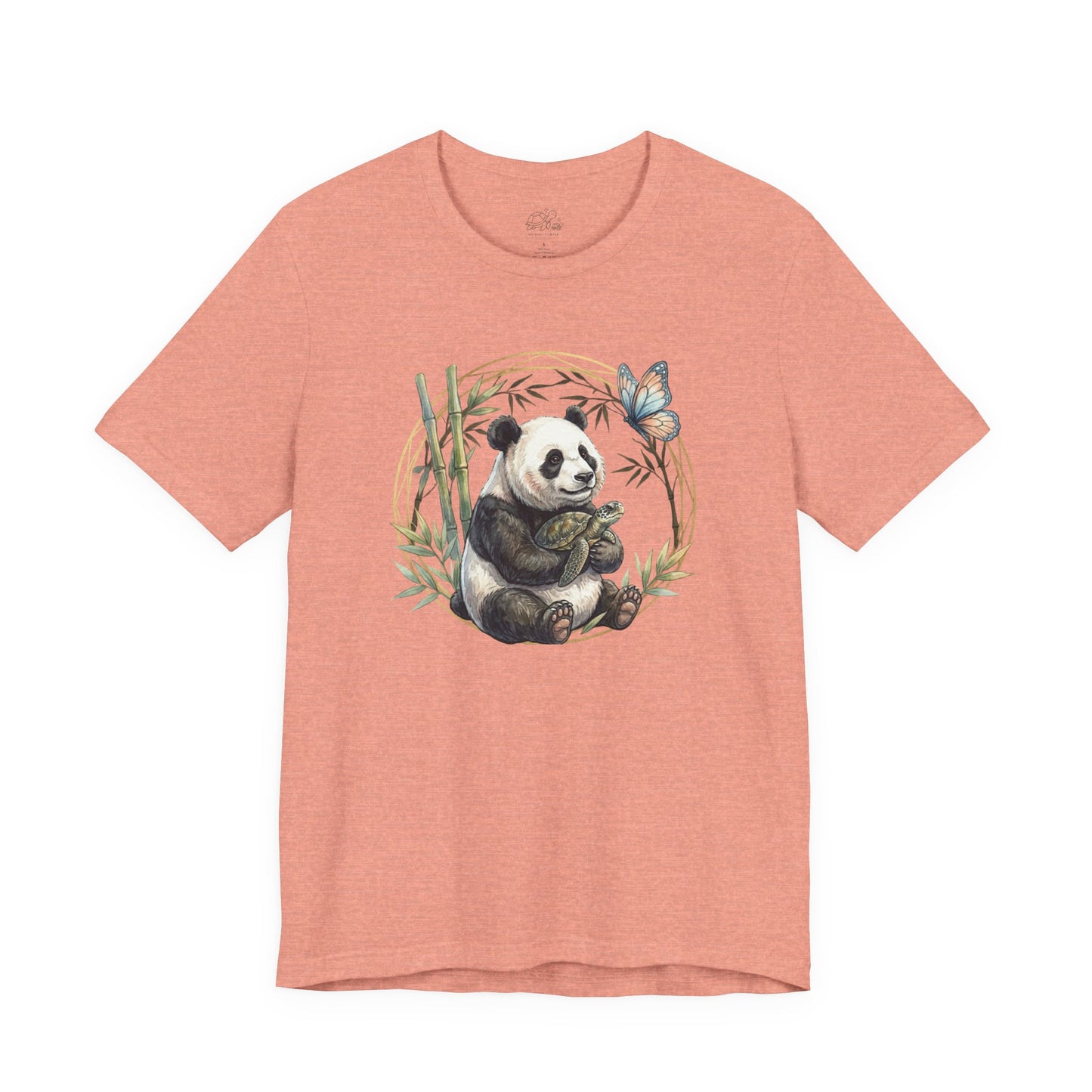 Bamboo Snuggles Panda & Turtle - Unisex Jersey Tee