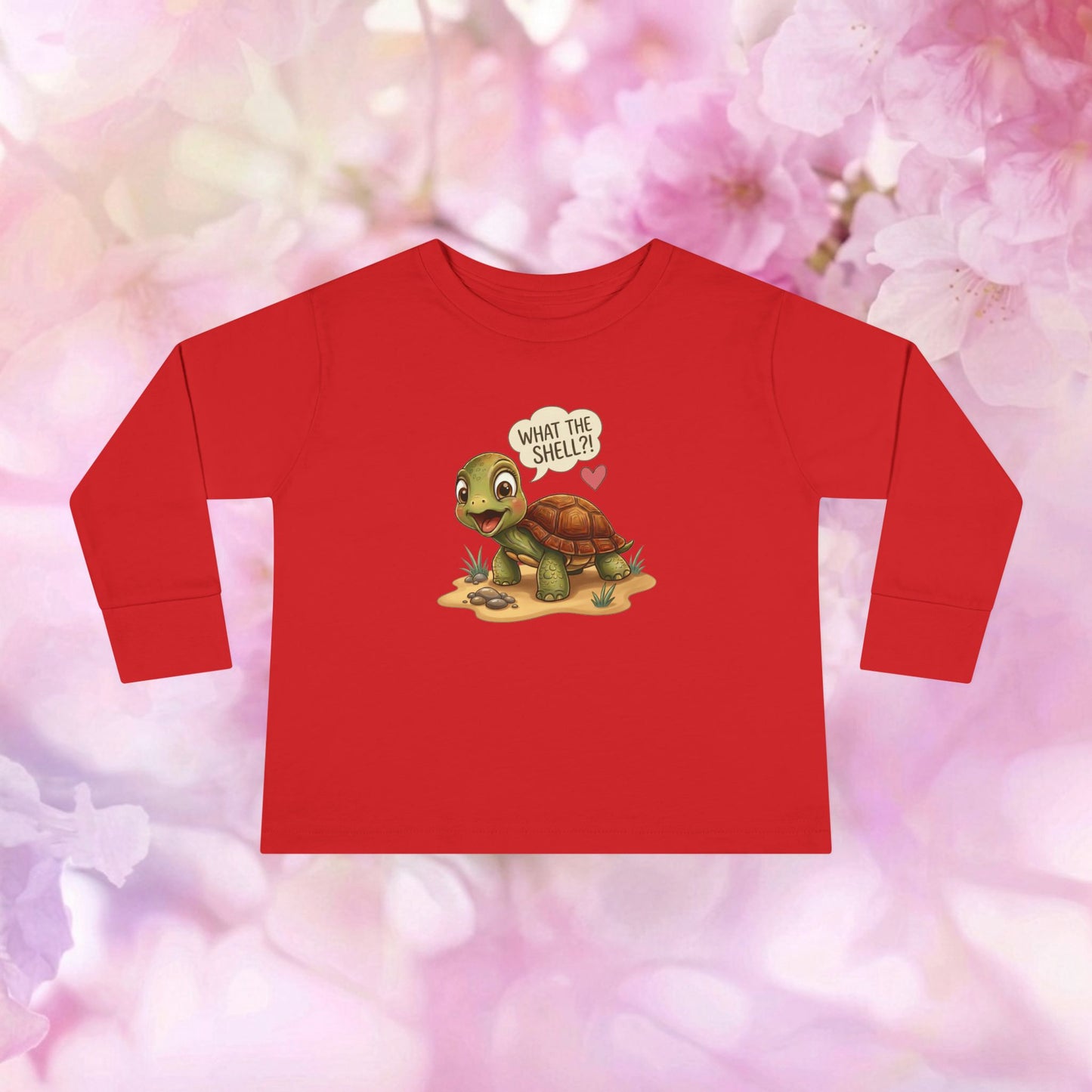 Cozy Wonders What The Shell?! – Toddler Long-Sleeve Tee