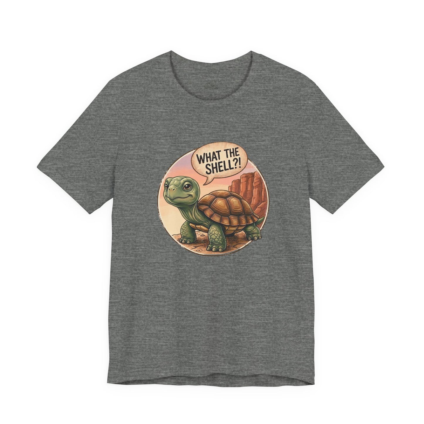 What the Shell?! Adventurous Turtle - Unisex Jersey Tee