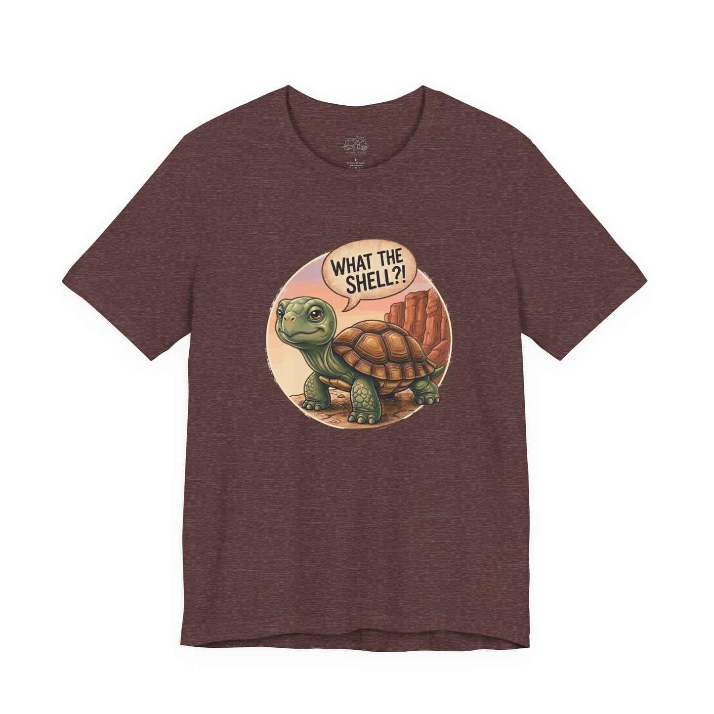 What the Shell?! Adventurous Turtle - Unisex Jersey Tee