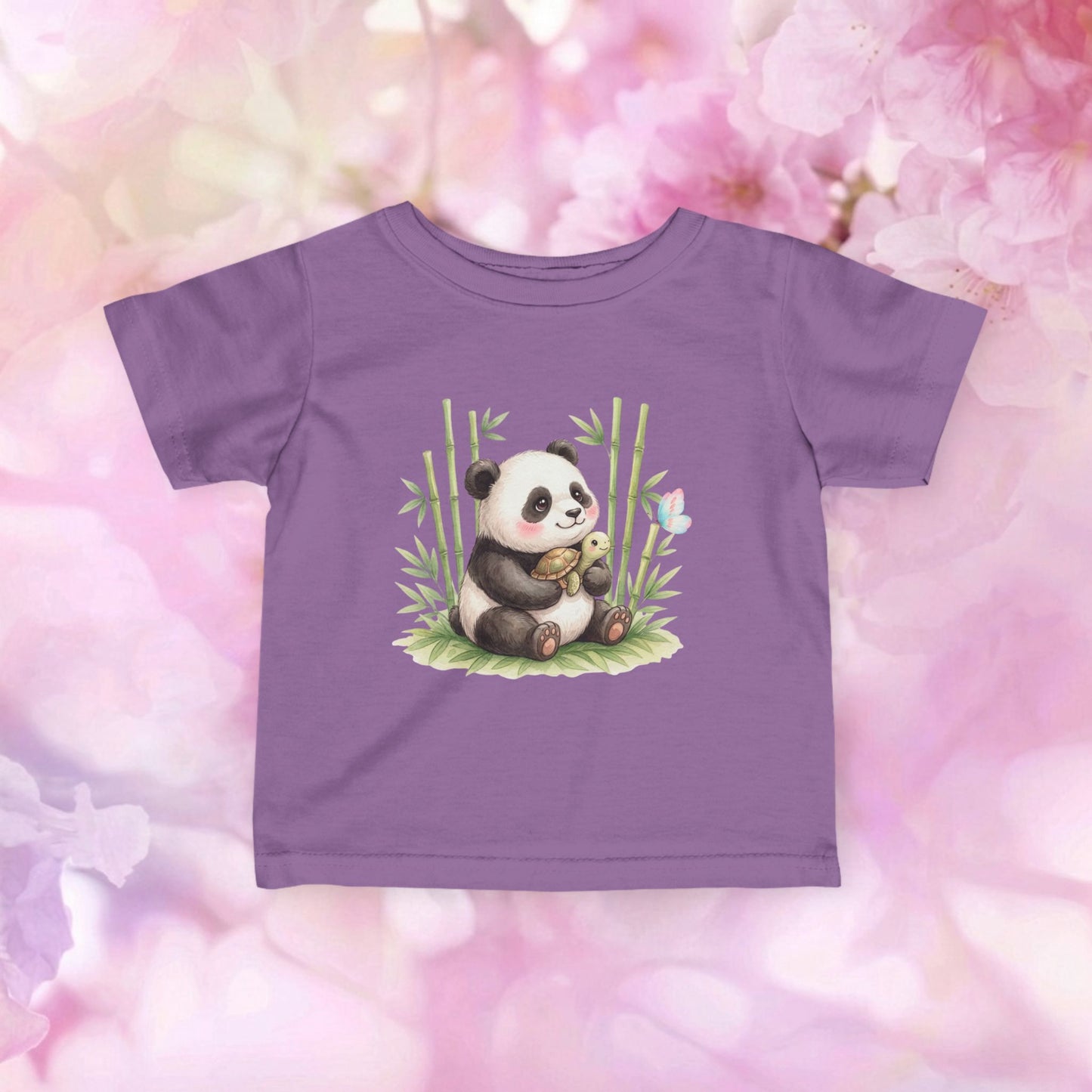 Bamboo Snuggles Panda & Turtle - Infant Fine Jersey Tee
