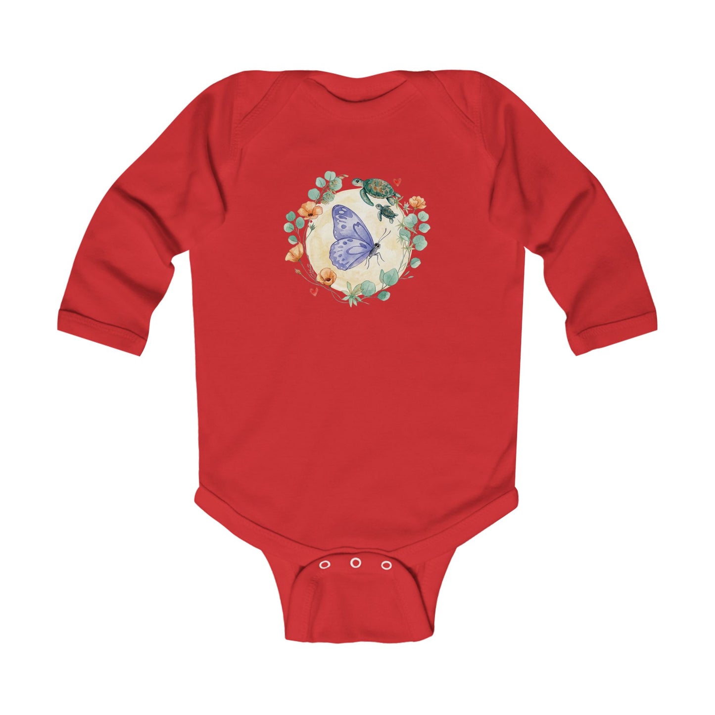Butterfly Moon Garden - Infant Long-Sleeve Bodysuit