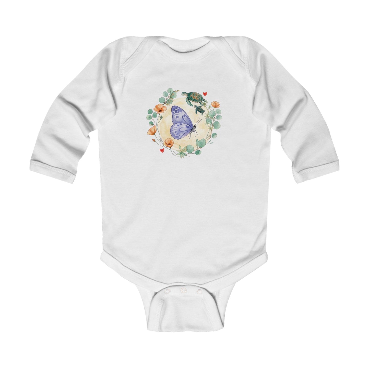 Butterfly Moon Garden - Infant Long-Sleeve Bodysuit