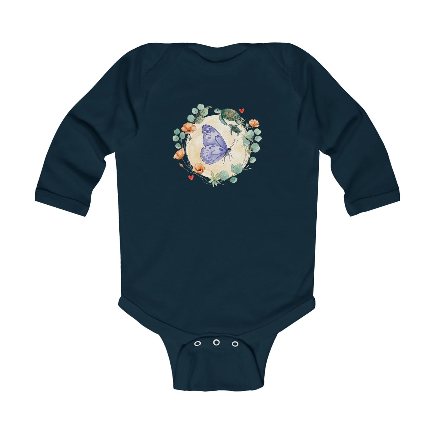 Butterfly Moon Garden - Infant Long-Sleeve Bodysuit