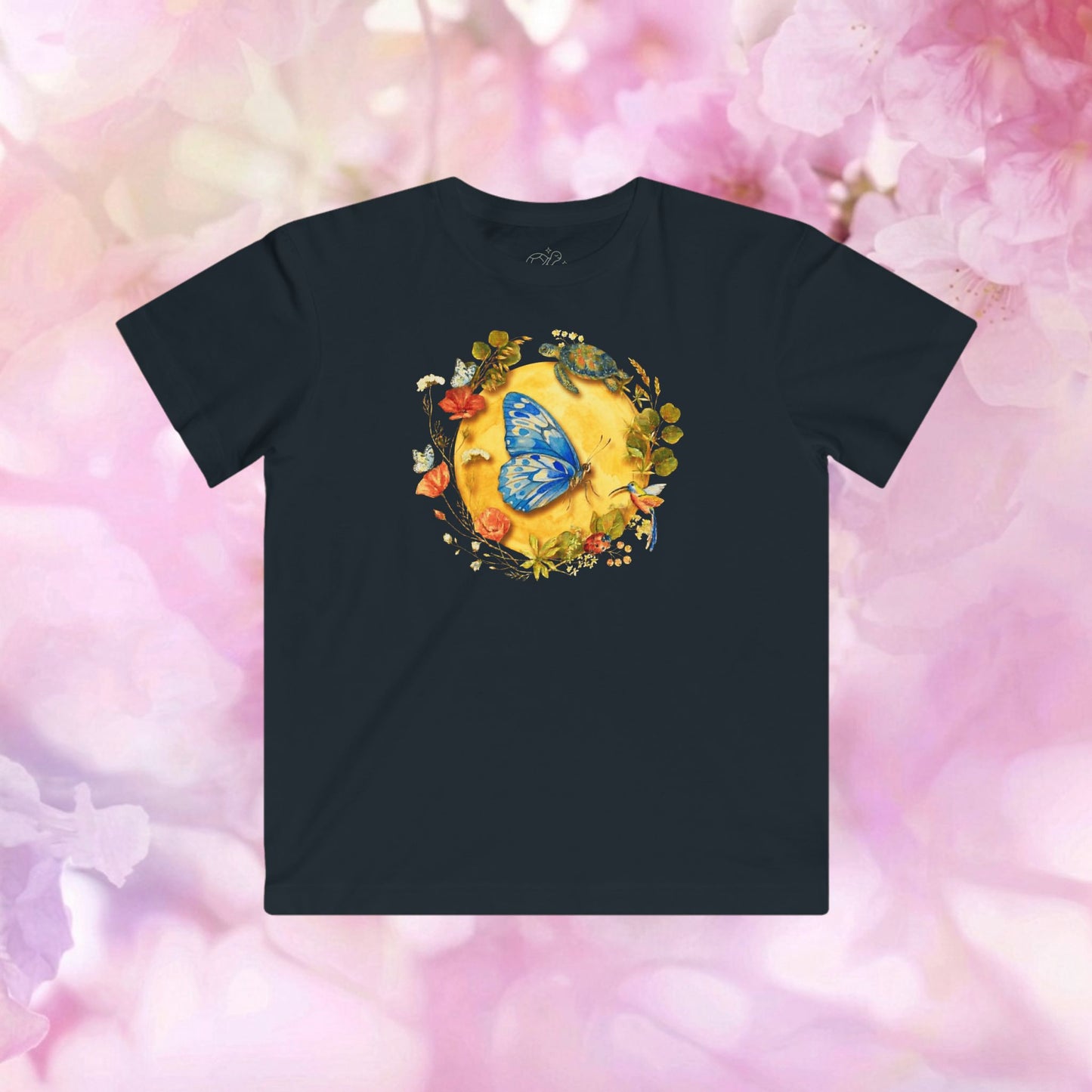 Butterfly Moon Garden - Kids Fine Jersey Tee