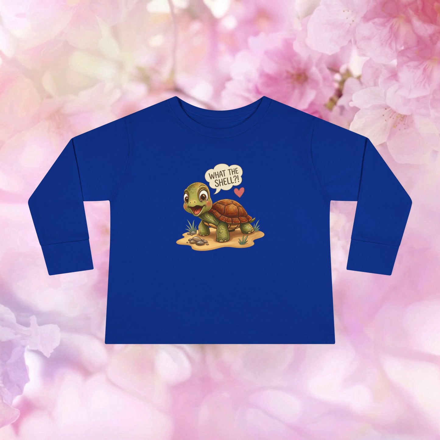Cozy Wonders What The Shell?! – Toddler Long-Sleeve Tee