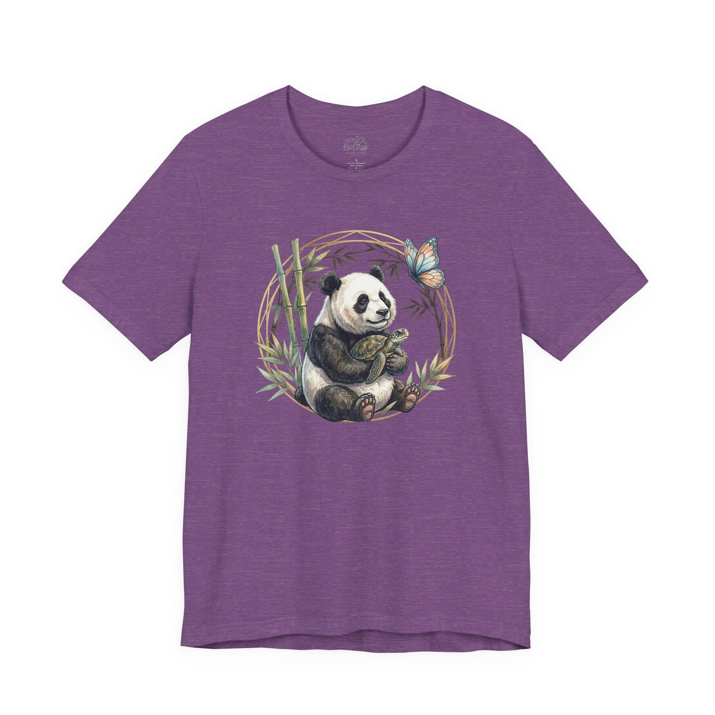 Bamboo Snuggles Panda & Turtle - Unisex Jersey Tee