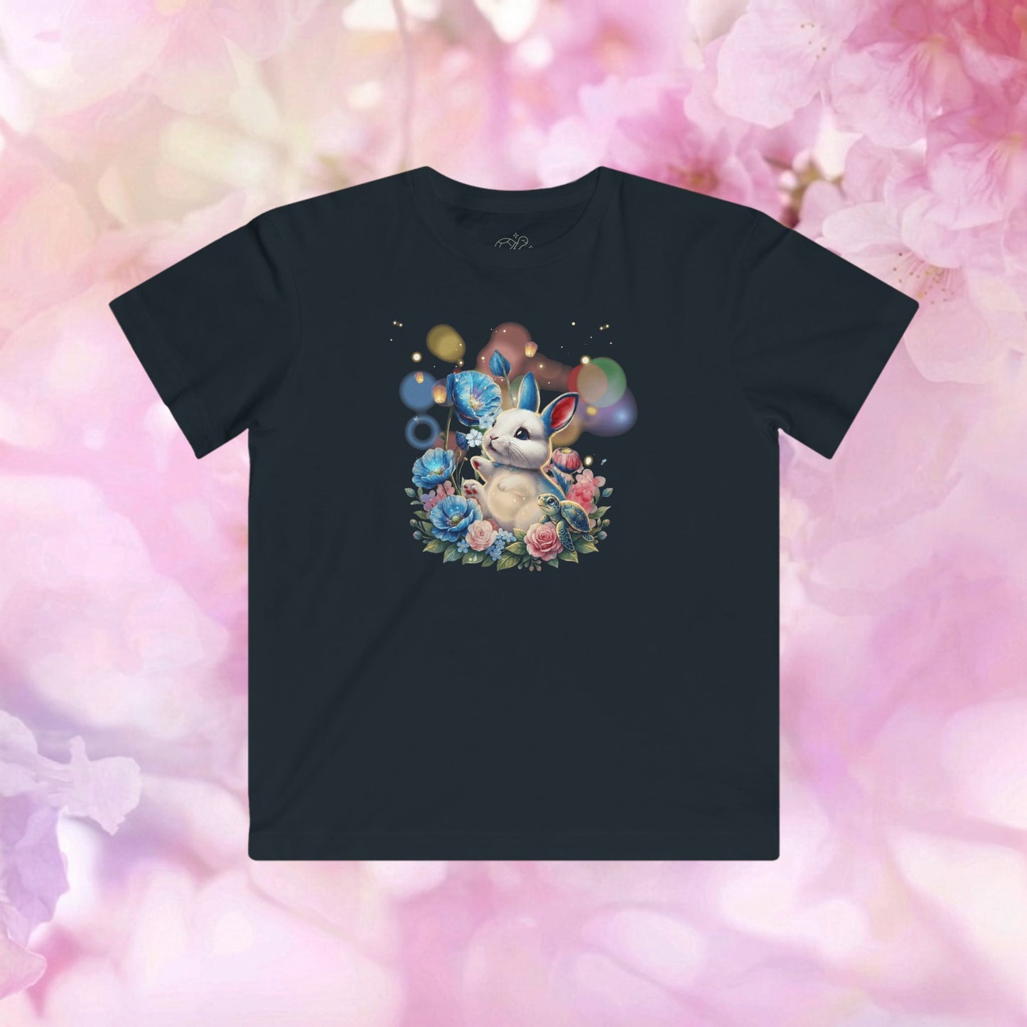 Lantern Festival Bunny & Turtle - Kids Fine Jersey Tee