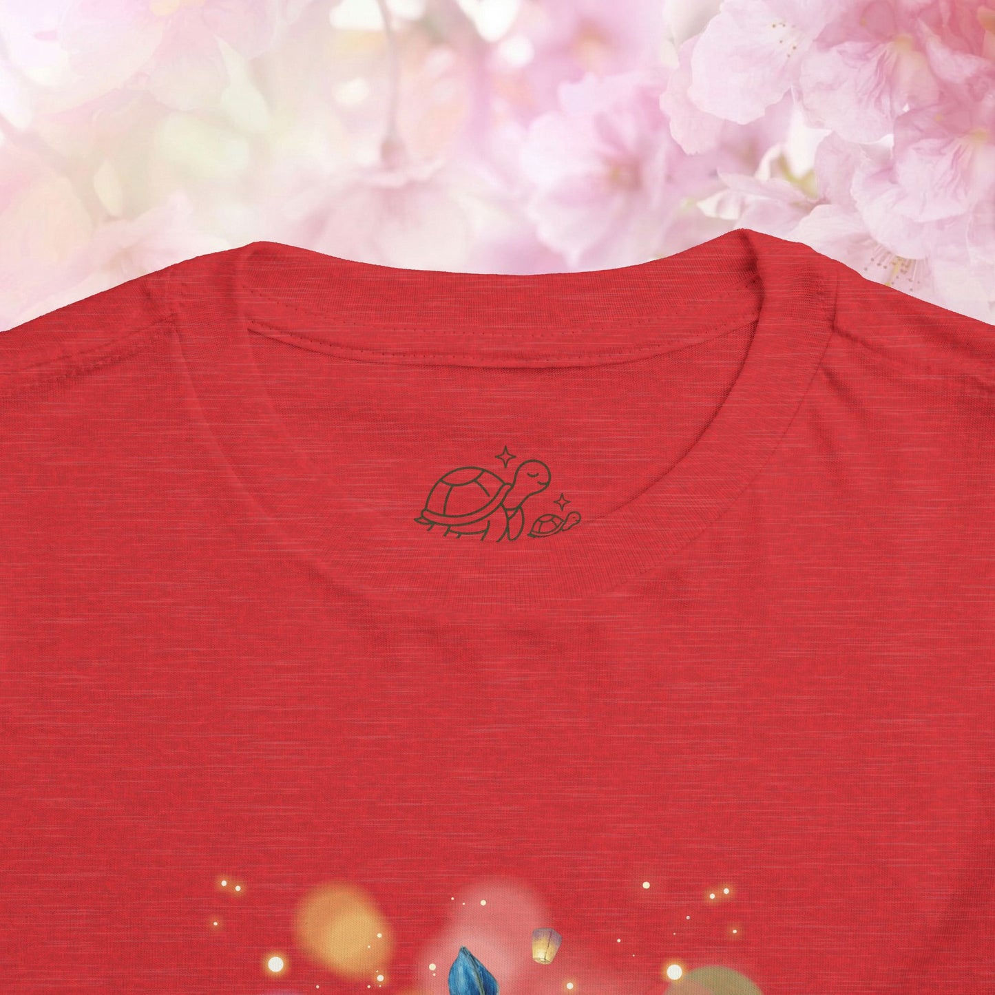 Starlit Bunny & Tiny Turtle Garden — Toddler Short Sleeve Tee