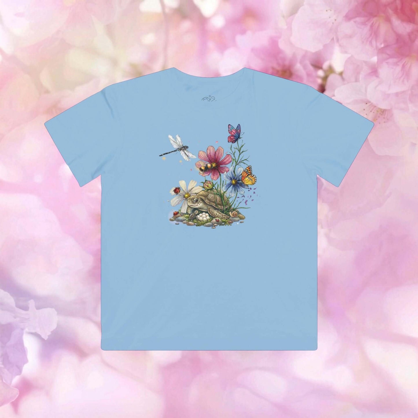 Blossom Turtle Kids Fine Jersey Tee